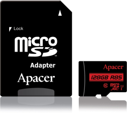 SD/флаш карта Apacer 128GB microSDXC Class 10 UHS-I (1 adapter)
