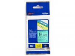 TZ-Tape-9mm-Black-on-Green-Laminated-8m-lenght-for-P-Touch