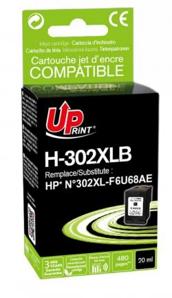 Касета с мастило Глава за струен принтер HP 302XL Black , 20 ml, 480 k. Uprint