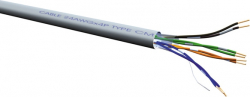 Инсталационен меден кабел  CABLE UTP Cat. 5e (305M), AWG24, Standard, S1490