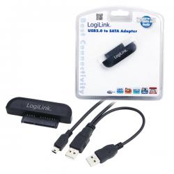 Кабел/адаптер USB2.0 to SATA adapter, LogiLink AU0011A