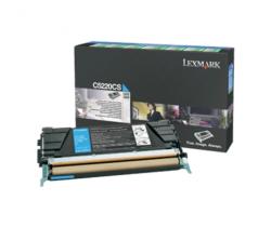 Тонер за лазерен принтер Lexmark C5220CS C522, 524, 530, 532, 534 Cyan Return Programme 3K Toner Cartridge