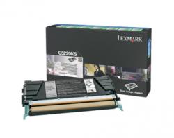Тонер за лазерен принтер Lexmark C5220KS C522, 524, 530, 532, 534 Black Return Programme 4K Toner Cartridge