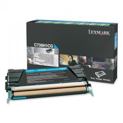 Тонер за лазерен принтер Lexmark C736H1CG C-X736, X738 Cyan Return Programme 10K Toner Cartridge