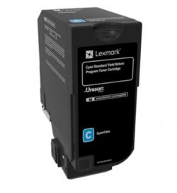 Тонер за лазерен принтер Lexmark 74C2SC0 CS720, CS-CX725 Cyan Return Programme 7K Toner Cartridge