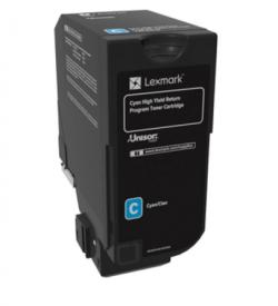 Тонер за лазерен принтер Lexmark 74C2HC0 CS725 Cyan Return Programme 12K Toner Cartridge