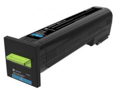 Тонер за лазерен принтер Lexmark 72K2XC0 CS-CX820, CX825, 860 Cyan Return Programme 22K Toner Cartridge