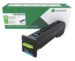 Тонер за лазерен принтер Lexmark 72K20C0 CS-CX820, CX825, 860 Cyan Return Programme 8K Toner Cartridge