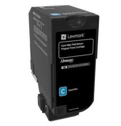 Тонер за лазерен принтер Lexmark 84C2HC0 CX725 Cyan Return Programme 16K Toner Cartridge
