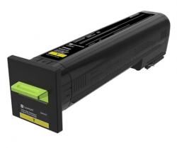Тонер за лазерен принтер Lexmark 82K2YC0 CX820, 825, 860 Yellow Return Programme 17K Toner Cartridge