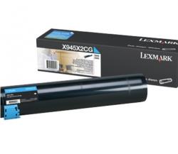 Тонер за лазерен принтер Lexmark X945X2CG X940, 945 Cyan 22K Toner Cartridge