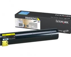 Тонер за лазерен принтер Lexmark X945X2YG X940, 945 Yellow 22K Toner Cartridge