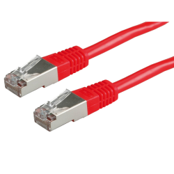 Медна пач корда VALUE 21.99.0812 :: VALUE S-FTP (PiMF) Patch кабел, Cat.6, червен, 1.5 м