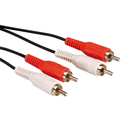 Кабел/адаптер VALUE 11.99.4336 :: Аудио видео кабел RCA Duplex M - М чинч 5.0 м 