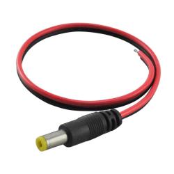 Аксесоар за камера DC12V Male Power Supply Jack Connector 2.1 mm, 30cm cable.