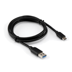 Кабел/адаптер SBOX CTYPE-1 :: USB кабел, Type A - Type-C 3.0, M-M, черен, 1.0 м