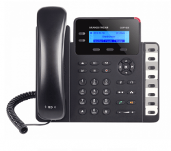 VoIP Продукт GRANDSTREAM GXP1628 :: VoIP телефон с 2 линии, PoE, 3-way конференция