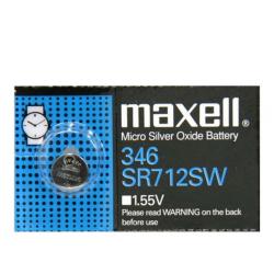 Батерия Бутонна батерия сребърна MAXELL SR-712 SW 1.55V  - 346