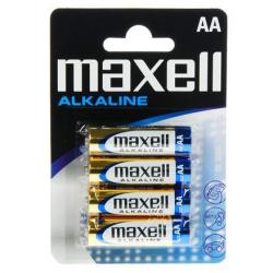 Батерия Алкална батерия MAXELL LR-6 -4 бр. в опаковка- 1.5V