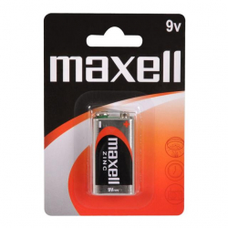 Батерия Цинк Манганова батерия MAXELL 6F22 -9V- 1 бр. в опаковка -20бр-кутия