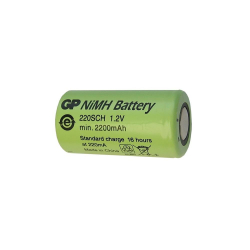 Батерия Акумулаторна батерия GP NiMH SC 1.2V 2200mAh 1бр. GP BATTERY на най-ниска цени