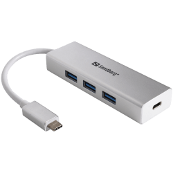 USB Хъб SANDBERG SNB-136-03 :: Конвертор от USB-C към 3 x USB 3.0 
