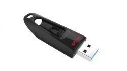 USB флаш памет USB памет SanDisk Ultra USB 3.0, 256GB, Черен,100 Mb-s