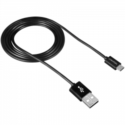 Кабел/адаптер CANYON Micro USB cable, 1M, Black