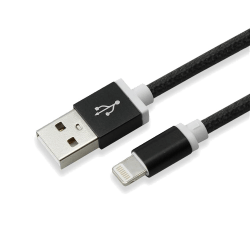 SBOX IPH7-B :: Кабел за данни USB към Lightning, 1.5 м, черен