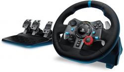Мултимедиен продукт Волан Logitech Driving Force G29 PS3-PS4-PC, Черен