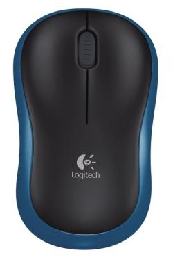 Мишка Безжична оптична мишка LOGITECH M185, Синя, USB