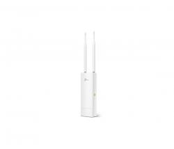 Безжично у-во TP-Link EAP110-Outdoor, 300Mbps, 2.4GHz, 2x3dBi omni антена, IP65 външен монтаж