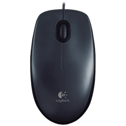 Мишка LOGITECH M100 Corded Mouse - GREY - USB