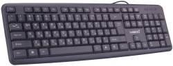 Клавиатура Makki MAKKI-KB-003, с кабел, 104 бутона, крилизирана, черен цвят