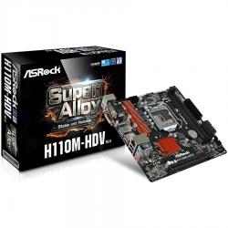 ASROCK-Main-Board-Desktop-H110-S1151-2xDDR4-1xPCI-E-3.0-x16-micro-ATX-retail