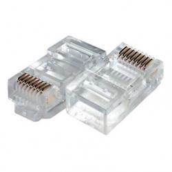 Конектор / букса SBOX UTP CAT-5E :: Накрайник UTP cat.5e RJ-45, стандартен, 100 бр.