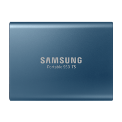 Portable-SSD-Samsung-T5-Series-250-GB-3D-V-NAND-Flash-Slim-USB-type-C-Blue