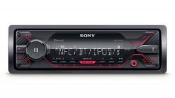 Мултимедиен продукт Sony DSX-A410BT In-car Media Receiver with USB, Red illumination