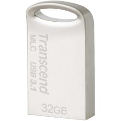 USB флаш памет Transcend 32GB JETFLASH 720, Silver Plating, MLC solution