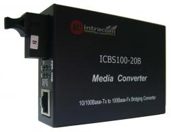 Медия конвертор ICB 10-100 BI-DI MC 1550-1310 nm, 20 km LFP