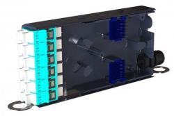 Сплайс касета Оптичен модул зареден с 6хSC дуплексни сингъл мод адаптера