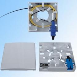 Стенна розетка за 2 симплексни SC адаптери