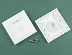 Лицев панел за розетка 1xRJ 45, DIN стандарт