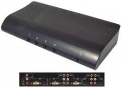 KVM продукт DMI - DVI - Audio Combo Switch, manual, 4 ports