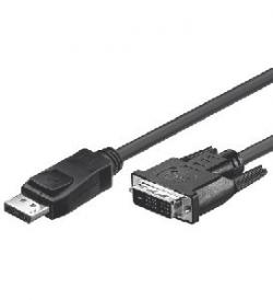 Кабел/адаптер DisplayPort кабел, DP20 plug - DVI-D (24+1) plug - 5 метра