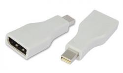 Кабел/адаптер Mini DisplayPort - DisplayPort Adapter, MDP20 male - DP20 female LOGILINK CV0039