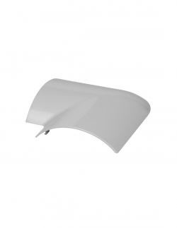 Елемент Равнинен ъгъл за подов канал 75x17 мм