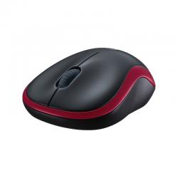 Мишка Безжична мишка Logitech M185 черно-червена 910-002240