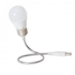 LED Крушка LIGHT LED Flex Lamp, USB, LogiLink UA0220, white