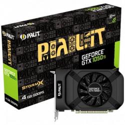 Видеокарта Palit nVidia GTX1050Ti StormX 4096MB 128BIT, Dual DVI+HDMI+DP
